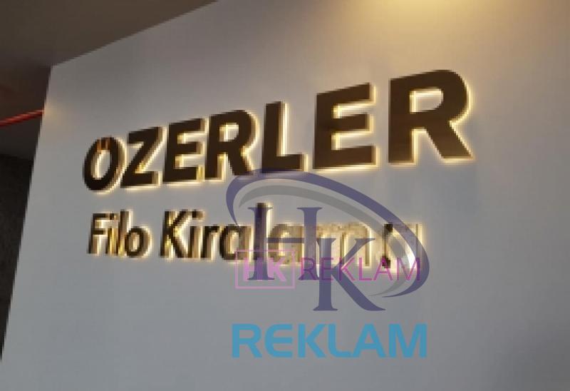 Paslanmaz Kutu Harf Tabela