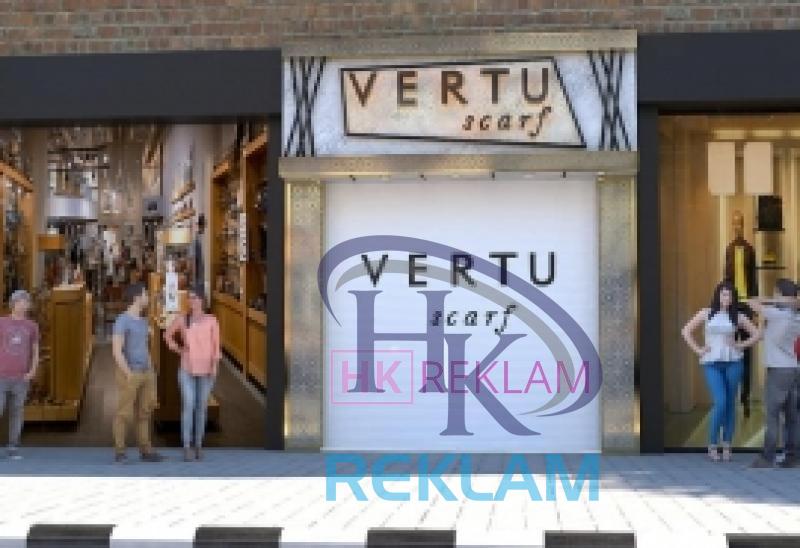 Paslanmaz Kutu Harf Tabela