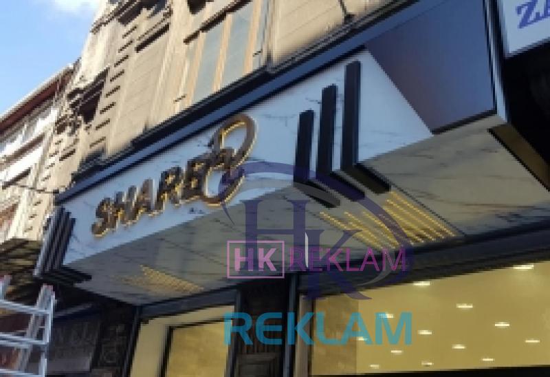 Paslanmaz Kutu Harf Tabela