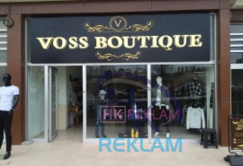 Paslanmaz Kutu Harf Tabela