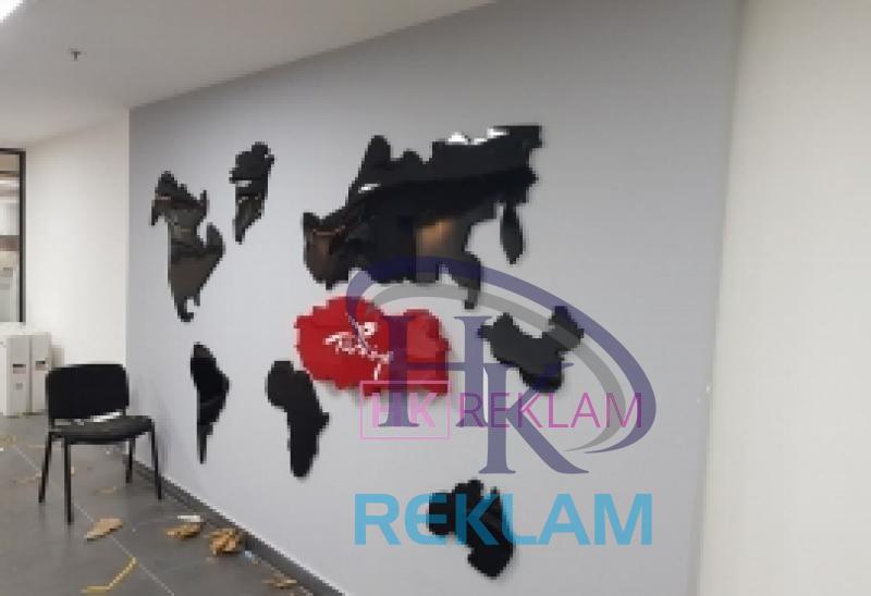 Pleksi Kutu Harf Tabela