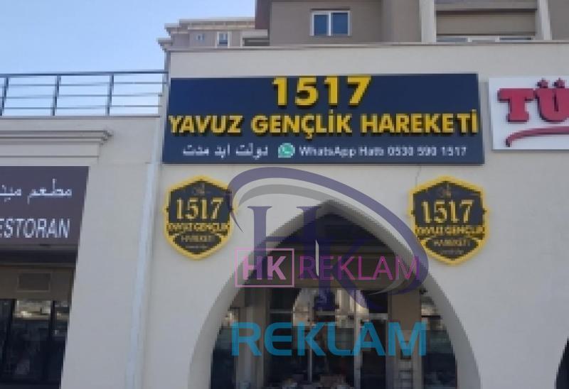 Pleksi Kutu Harf Tabela