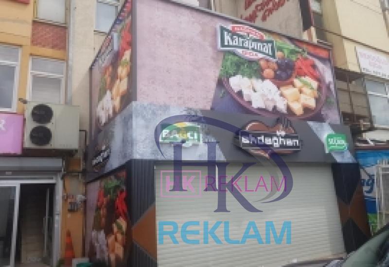 Pleksi Kutu Harf Tabela