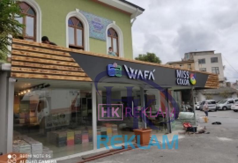 Pleksi Kutu Harf Tabela