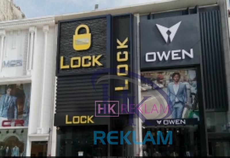 Pleksi Kutu Harf Tabela