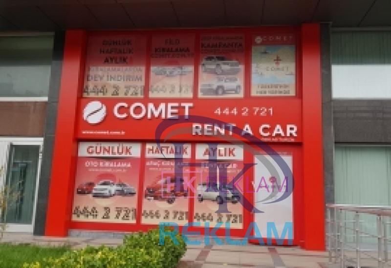 Pleksi Kutu Harf Tabela